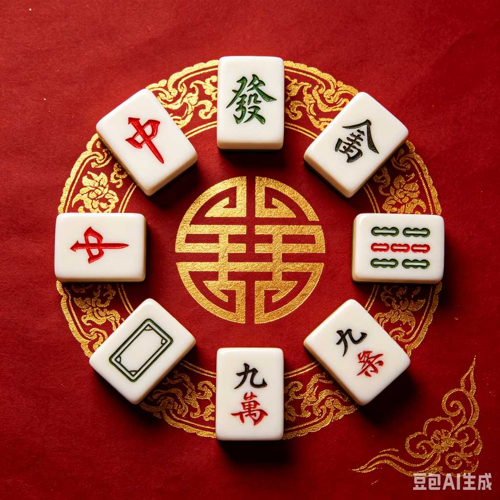 metallic finish mahjong set