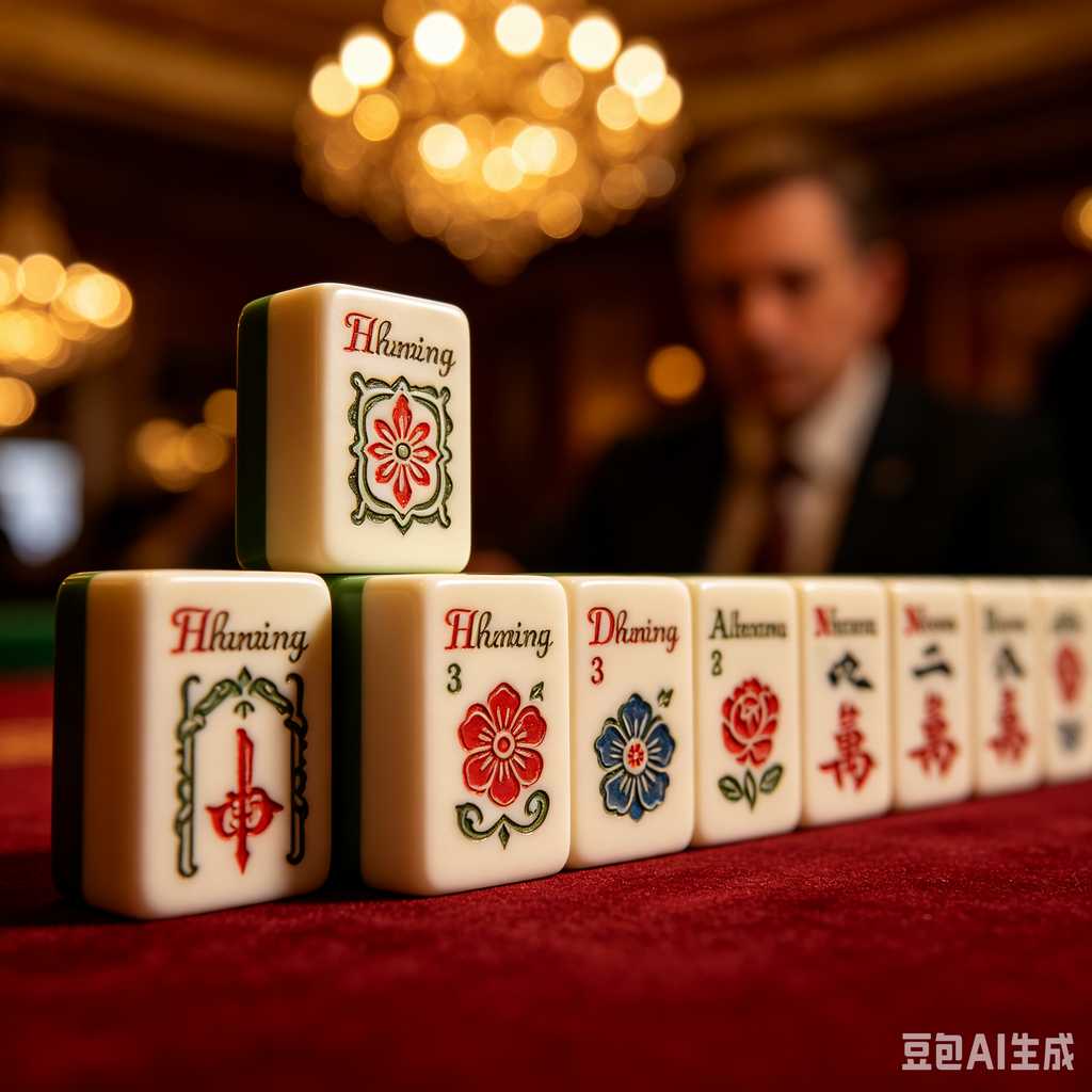 exquisite gift box mahjong tiles