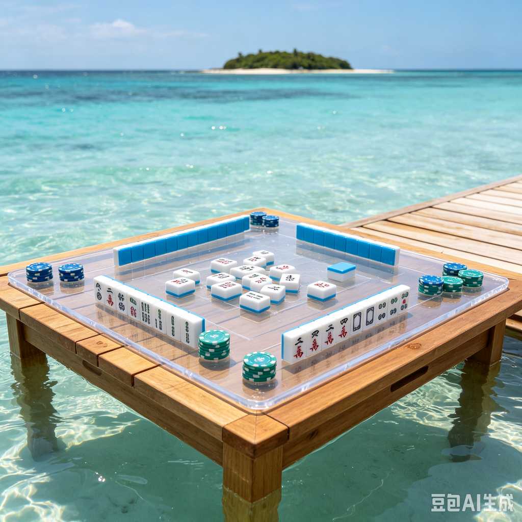 mini travel mahjong set lightweight